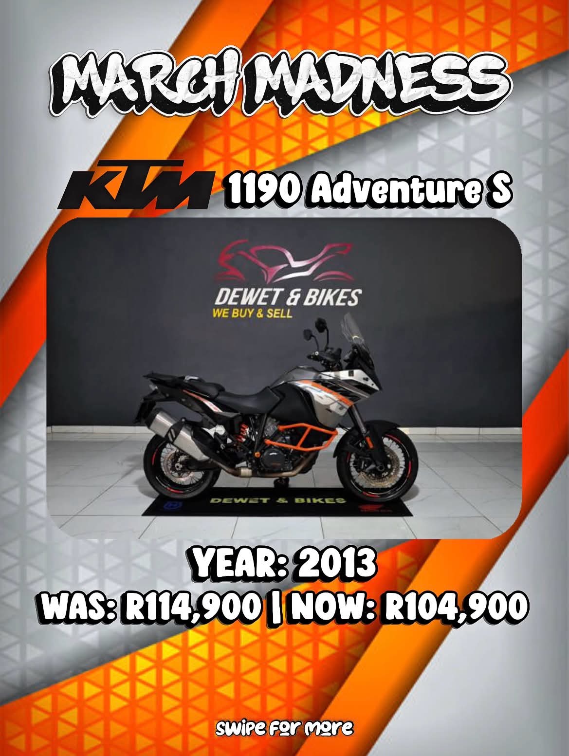 ktm 1190 s nuut