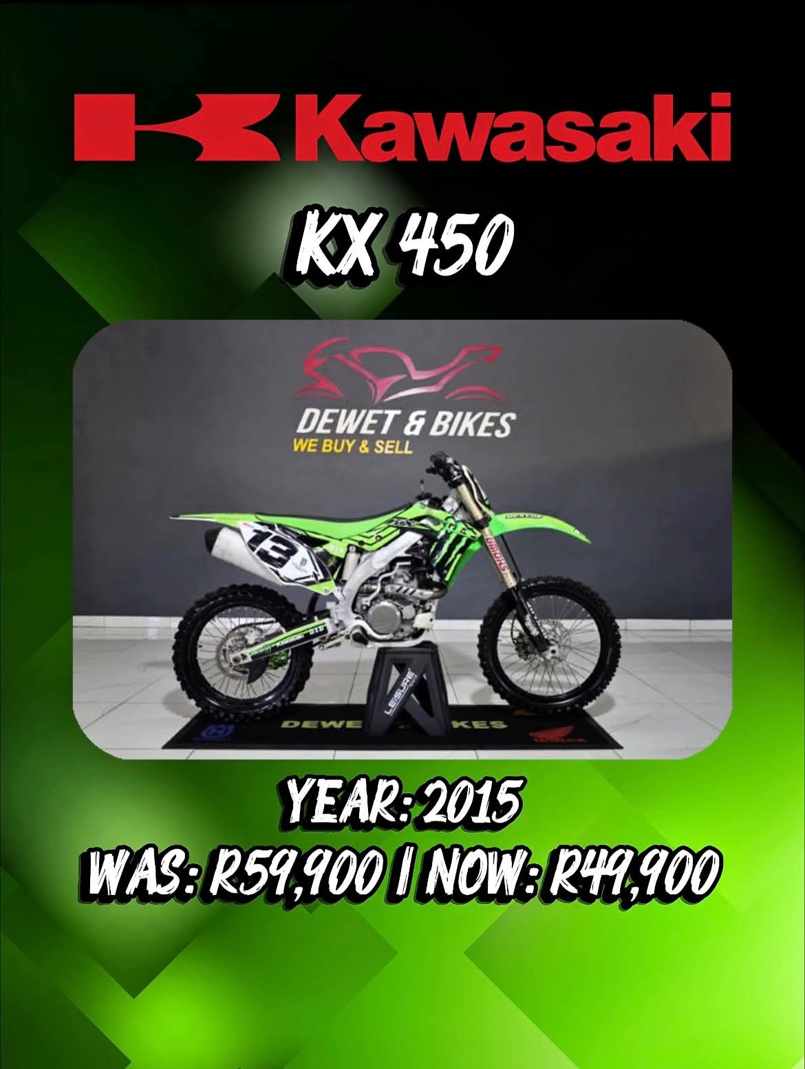 kx 450 13